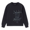 Li-ning Sports Basketball Series Alphabet Printing Round Neck Pullover 'black'