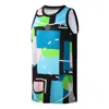Li-ning Sports Colorblock Training Jersey 'black Blue Green' In Multi