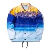 Li-ning Sports Fashion Series Blue Printing Jacket 'sky' In Multi