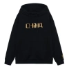 Li-ning Sports Living Series Alphabet Embroidered Loose Couple Style Hoodie 'black'