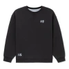 Li-ning Sports Stylish Series Reversible Loose Round Neck Pullover 'black'