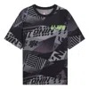 Li-ning Sports Team Graphic T-shirt 'black Grey' In Multi
