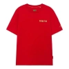 Li-ning Ss22 Sports Stylish Series Gold Pullover Round Neck Short Sleeve T-shirt 'red'