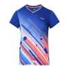 Li-ning Ss22 Table Tennis Series Casual Sports Tournament Quick Dry Short Sleeve 'blue'