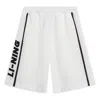 Li-ning Stripe Embroidered Logo Shorts 'white'