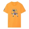 Li-ning Table Tennis Cartoon Graphic Quick-drying T-shirt 'orange'