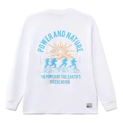 Li-ning The Power Of The Nature Graphic Long Sleeve T-shirt 'white'