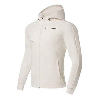 Li-ning Training Logo Printing Jacket 'cream White'