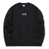 Li-ning Unisex Logo Embroidery Round-neck Sweatshirt 'black'