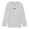 Li-ning Vital Series Logo Printing Round Neck Top 'grey' In Gray