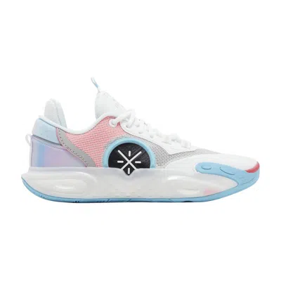 Pre-owned Li-ning Wade All City 12 'white Blue Pink'