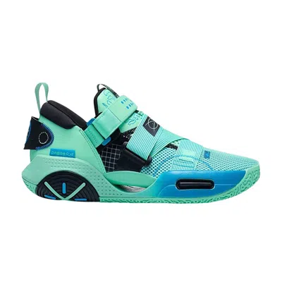 Pre-owned Li-ning Wade All City 9 V2 'neon Azure Green'