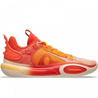 Pre-owned Li-ning Wade Of Way All City 11 Abat031-5c Orange Basketball Shoes Sneakers