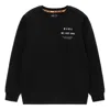 Li-ning Wade Series Printing Solid Color Round Neck Pullover 'black'