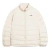 Li-ning Warm Athletic Down Jacket 'white' In Gray