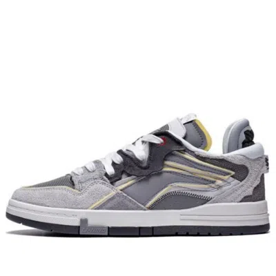 Li-ning Wave Pro Skate Shoes 'grey Black' In Gray