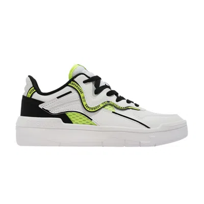 Pre-owned Li-ning Wave Superwave Lite 'white Volt'