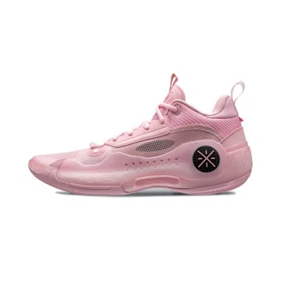 Pre-owned Li-ning Way Of Wade 10 ‘cherry Blossom' Men's Basketball Shoe Abas083-3 In Pink