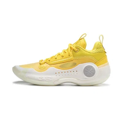 Pre-owned Li-ning Way Of Wade 10 ‘city Of Angels' Men's Basketball Shoe Abas083-6 In Yellow