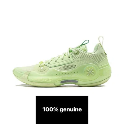 Pre-owned Li-ning Way Of Wade 10'avocado's Day 'men's Basketball Shoes Abas083-5- In Green
