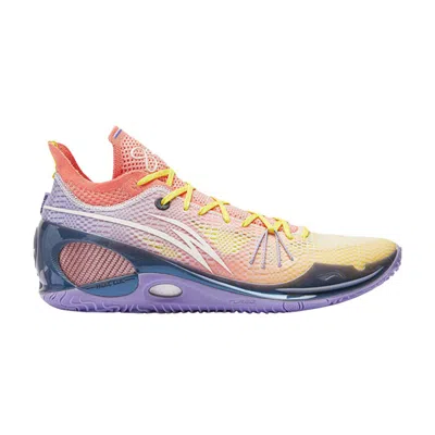 Pre-owned Li-ning Way Of Wade 808 3 Ultra V2 Low 'red Coral Purple'
