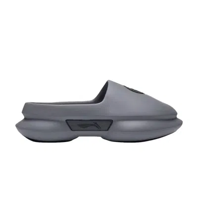 Pre-owned Li-ning Way Of Wade Boom Slide 'grey' | Men's Size 13