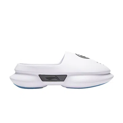 Pre-owned Li-ning Way Of Wade Boom Slide 'standard White'
