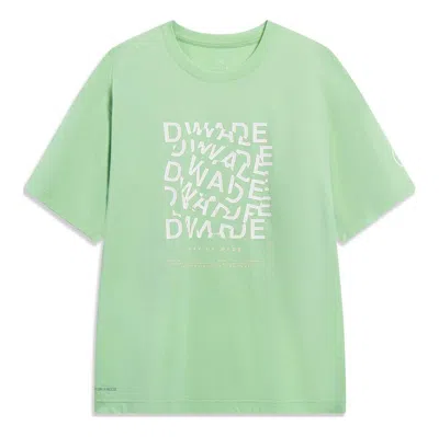 Li-ning Way Of Wade Graphic At Dry Freeze T-shirt 'green'