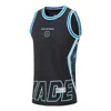 Li-ning Way Of Wade Graphic Basketball Jersey 'black Ocean'