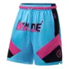 Li-ning Way Of Wade Graphic Basketball Shorts 'south Beach' In Blue