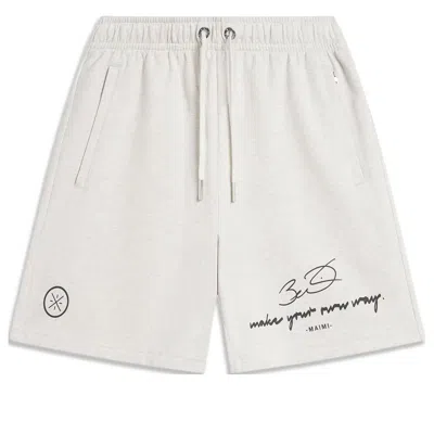 Li-ning Way Of Wade Graphic Shorts 'beige' In White