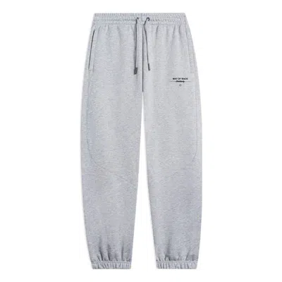 Li-ning Way Of Wade Graphic Sweatpants 'grey' In Gray