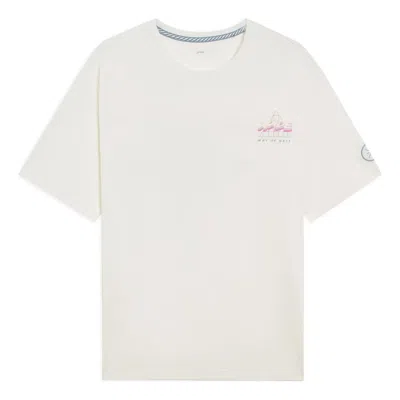 Li-ning Way Of Wade Graphic T-shirt 'creamy White'