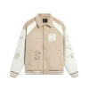 Li-ning Way Of Wade Hall Of Fame 2023 Premium Leather Sheep Wool Jacket 'beige' In Neutral