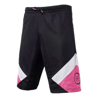 Li-ning Way Of Wade Logo Basketball Shorts 'black White Pink'