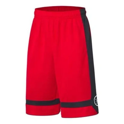 Li-ning Way Of Wade Logo Color Block Basketball Shorts 'red Black'