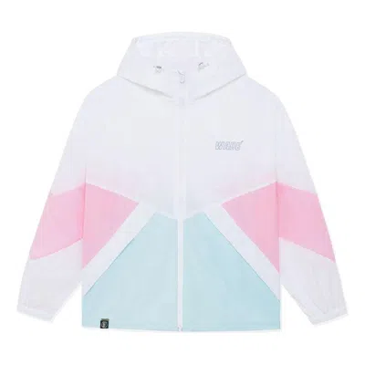 Li-ning Way Of Wade Logo Color Block Hooded Jacket 'white Blue Pink'