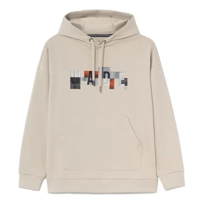 Li-ning Way Of Wade Logo Hoodie 'oatmeal' In Gray