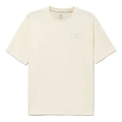 Li-ning Way Of Wade Logo Loose Fit T-shirt 'beige' In Neutral