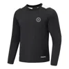 Li-ning Way Of Wade Logo Warm Fleece Long Sleeve T-shirt 'black White'