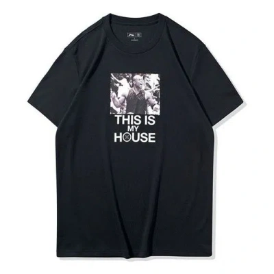 Li-ning Way Of Wade Photo Graphic T-shirt 'black'