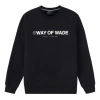 Li-ning Way Of Wade Round Neck Sweatshirts 'black White'