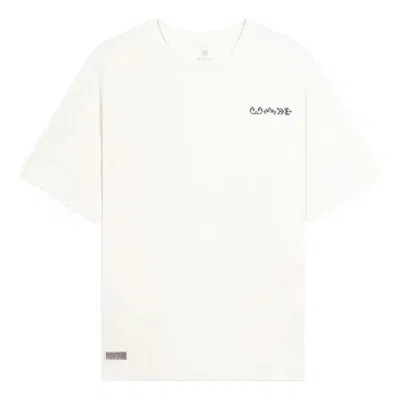 Li-ning Way Of Wade Small Graphic T-shirt 'creamy White' In Gray