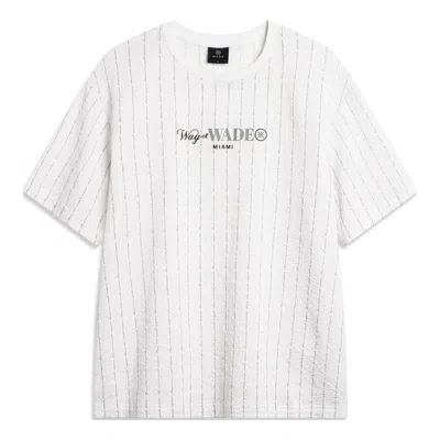 Li-ning Way Of Wade Striped Graphic T-shirt 'white'