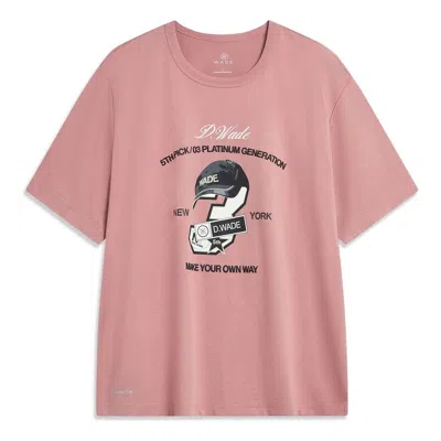 Li-ning Way Of Wade T-shirt 'pink'