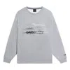 Li-ning Way Of Wade Thunder Graphic Sweatshirt 'grey' In Gray