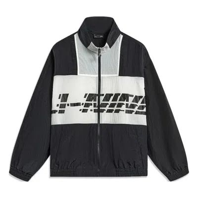 Li-ning Windbreaker Athletic Jacket 'black White'