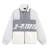 Li-ning Windbreaker Athletic Jacket 'white Grey' In Gray
