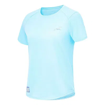 Li-ning (wmns)  Athletic Standard Fit Crew Neck T-shirt 'light Blue'