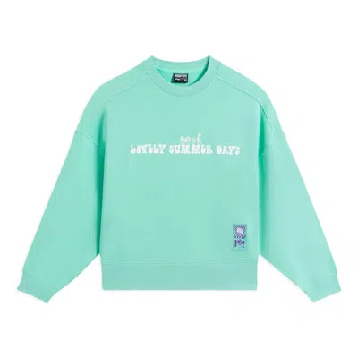 Li-ning (wmns)  Badfive Casual Pullover 'aqua' In Green